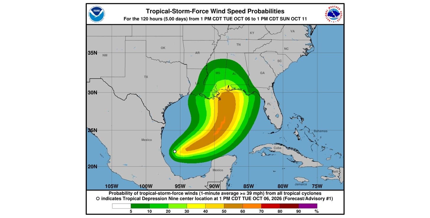 Governor DeSantis Declares State of Emergency for Tropical Depression Nine