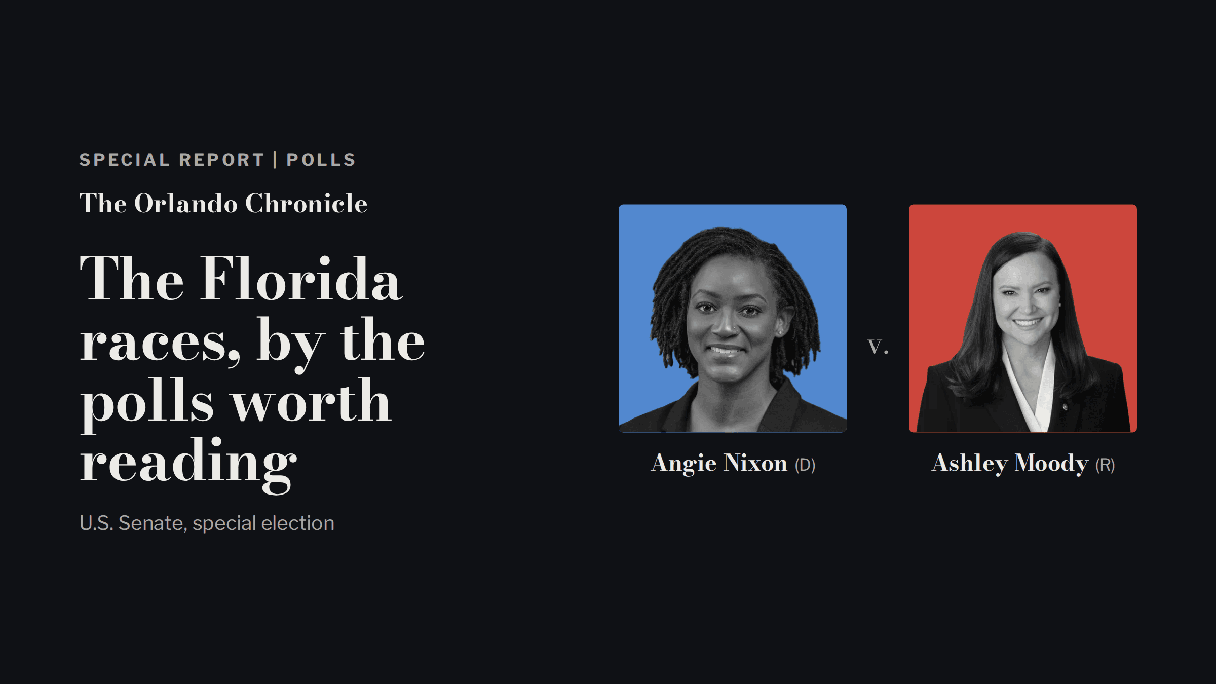 The Florida races, by the polls worth reading