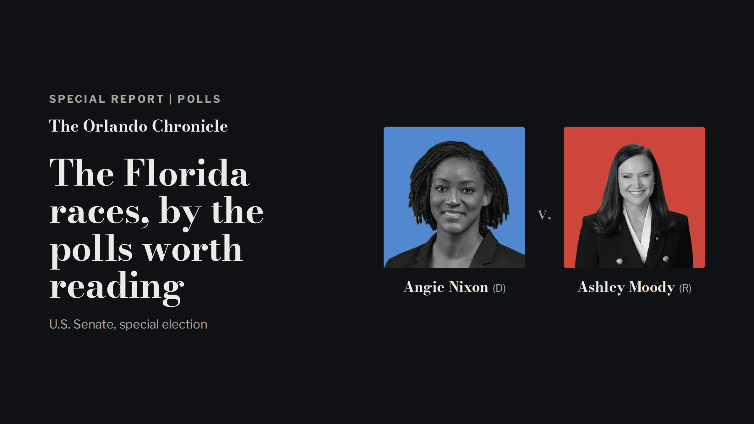 The Florida races, by the polls worth reading