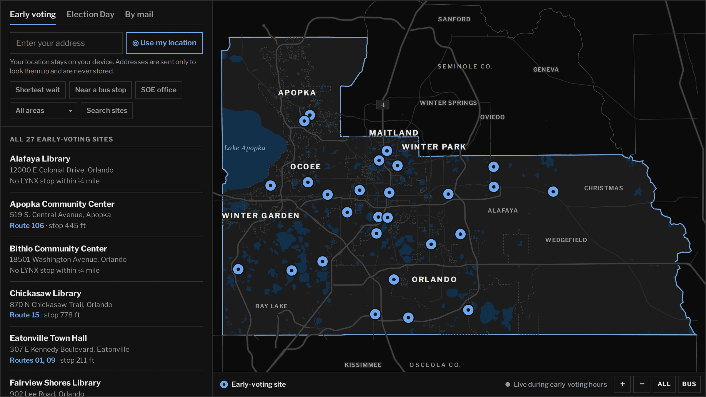 Where, when and how to vote in Orange County